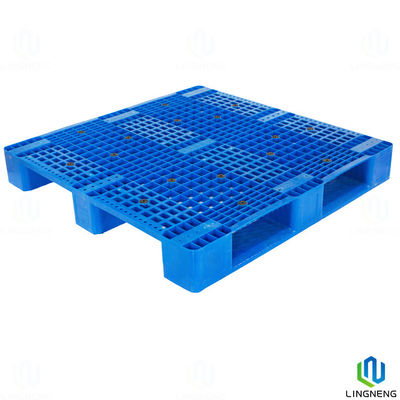 Single Face HDPE Heavy Duty Plastic Pallets Euro Custom Plastic Pallet 1100x1100x160mm
