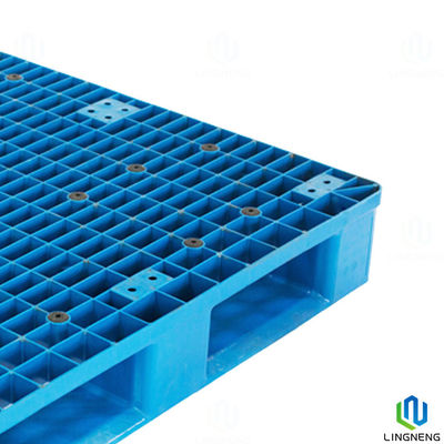 Industrial 4 Way Heavy Duty Plastic Pallet Single Face 1000*1000*160mm
