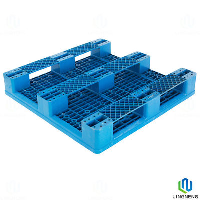 Industrial 4 Way Heavy Duty Plastic Pallet Single Face 1000*1000*160mm