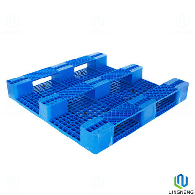 Single Face HDPE Heavy Duty Plastic Pallets Euro Custom Plastic Pallet 1100x1100x160mm