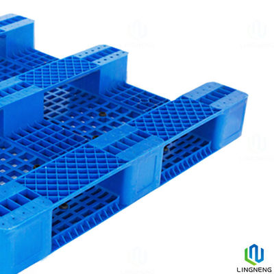 Single Face HDPE Heavy Duty Plastic Pallets Euro Custom Plastic Pallet 1100x1100x160mm