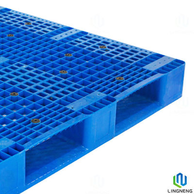 Single Face HDPE Heavy Duty Plastic Pallets Euro Custom Plastic Pallet 1100x1100x160mm