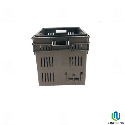 80L Stackable Ventilated Plastic Crates For Fruits And Vegetable Lightweight