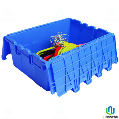 Logistics Industrial Plastic Storage Containers Rectangle For Sustainable Supply Chain