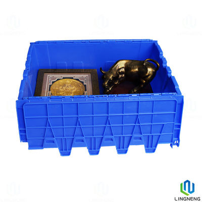 Logistics Industrial Plastic Storage Containers Rectangle For Sustainable Supply Chain