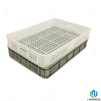PP Stackable Fruit Crates , Nestable Plastic Crates For Fruits And Vegetables Manufacturers