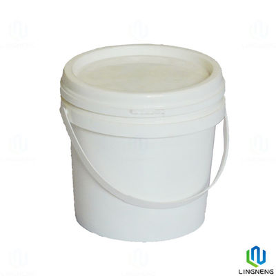 1L Durable Food Storage Plastic Buckets With Lid And Handle