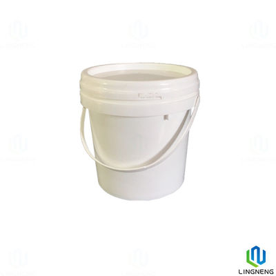 1L Durable Food Storage Plastic Buckets With Lid And Handle