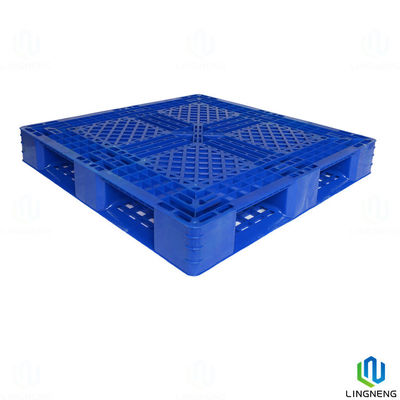 Single Face Industrial Plastic Pallet 4 Way Entry 1100*1100*150mm