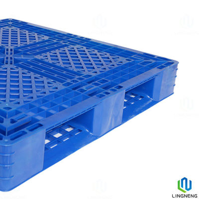 Single Face Industrial Plastic Pallet 4 Way Entry 1100*1100*150mm