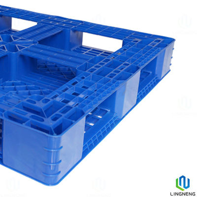 Single Face Industrial Plastic Pallet 4 Way Entry 1100*1100*150mm