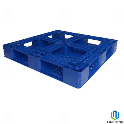 Single Face Industrial Plastic Pallet 4 Way Entry 1100*1100*150mm