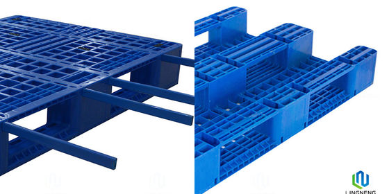 Steel Reinforce Rack Warehouse Storage Pallets , Cargo Export Plastic Pallet For Transport