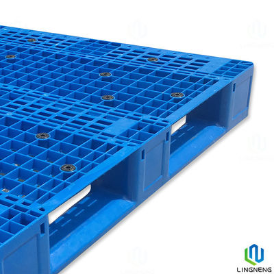 Heavy Duty Blue Plastic Pallets Stackable 4 Way Plastic Pallet 1200 X 1000