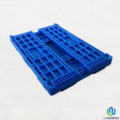 38L Food Grade Plastic Vegetable Stackable Collapsible Crates Customized