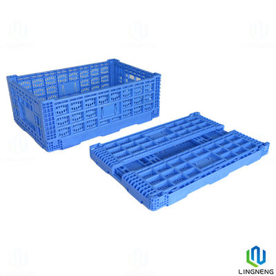44L heavy duty stackable storage crates , Plastic Collapsible Storage Crates