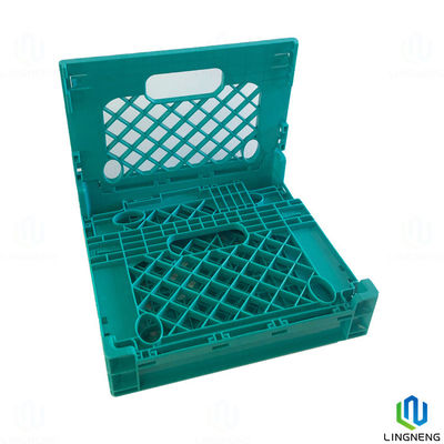 16 Quart Collapsible Milk Crate Stackable Foldable Plastic Crates For Vinyl Record And  Milk