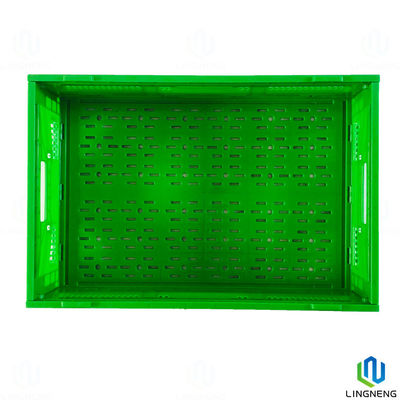 27L Lightweight Folding Crate Box Vegetable Fruit Turnover Mesh Crate With Handles