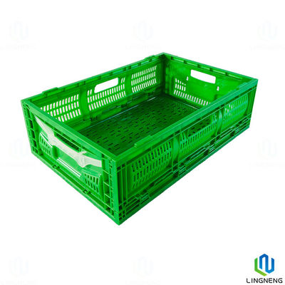 32 Litre Plastic Folding Storage Crates ,  Collapsible Agriculture Plastic Crates