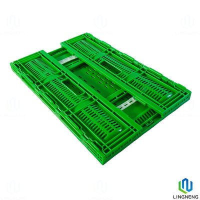 32 Litre Plastic Folding Storage Crates ,  Collapsible Agriculture Plastic Crates