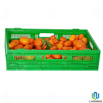 32 Litre Plastic Folding Storage Crates ,  Collapsible Agriculture Plastic Crates