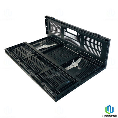 40L Reusable Folding Crate Box Collapsible Fruit And Vegetable Plastic Crates