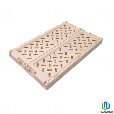 Large Capacity Collapsible Plastic Crates Plastic Foldable Crate Box For Daily