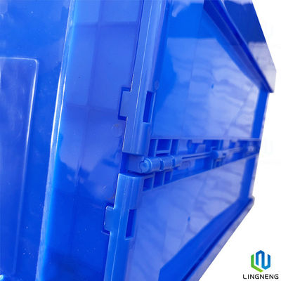 70 Liter Blue Plastic Foldable Container Collapsible Storage Box Without Lid