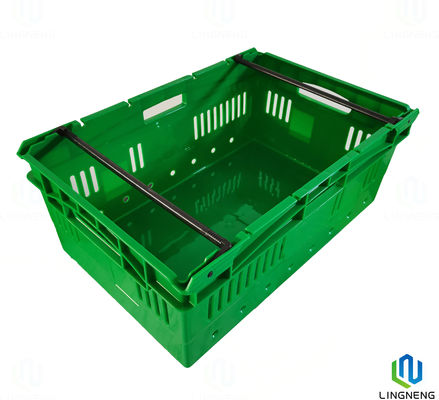 48L Nestable Plastic Crates ,  Stackable Plastic Harvest Crates