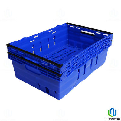 35L Nestable Stackable Plastic Harvest Agricultural Plastic Crates For Fruits And Vegetables