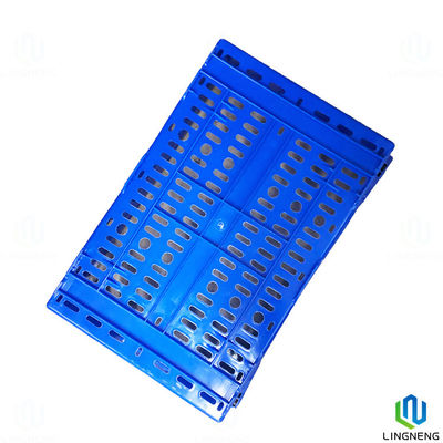 35L Nestable Stackable Plastic Harvest Agricultural Plastic Crates For Fruits And Vegetables