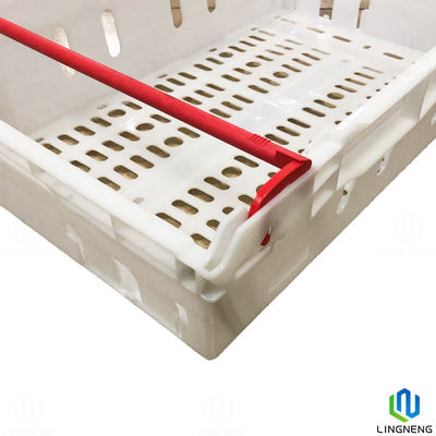 32L Plastic Fruit And Vegetable Crates Customized For Banana