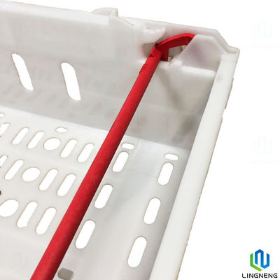 32L Plastic Fruit And Vegetable Crates Customized For Banana
