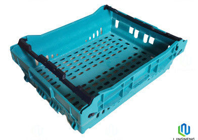 8L High quality euro stackable vented plastic mushroom tomato returnable agriculture crate