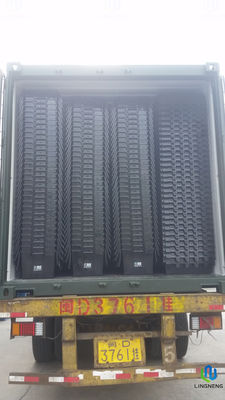Nestable Stackable Heavy Duty Reusable Plastic Shipping Totes Containers With Dolly