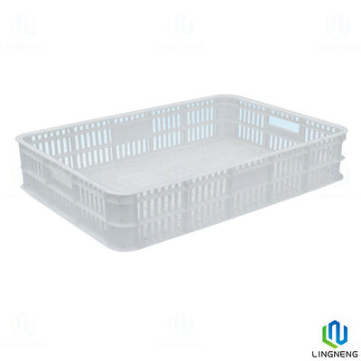 High Density Plastic Fruit And Vegetable Crates Corrosion Resistant Free Sample