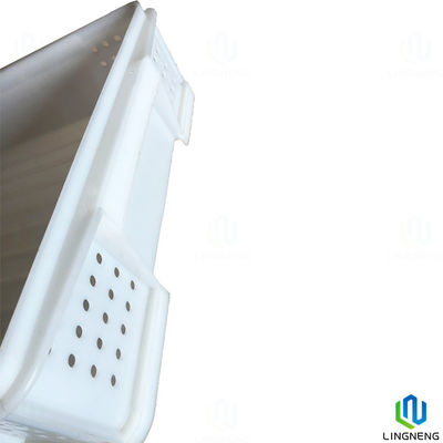 Customized Plastic Bread Tray Mesh Fruit Vegetable Basket Food Grade Plastic Crates Stackable Food Box