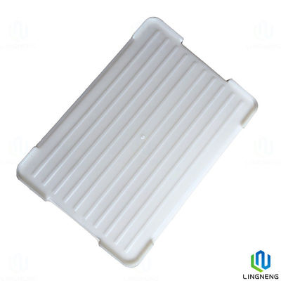 Customized Plastic Bread Tray Mesh Fruit Vegetable Basket Food Grade Plastic Crates Stackable Food Box