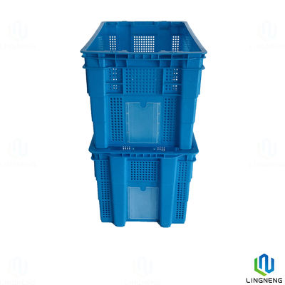 Versatile Vegetable Storage Crates Stackable Plastic Agricultural Crates For Storing Fresh Produce