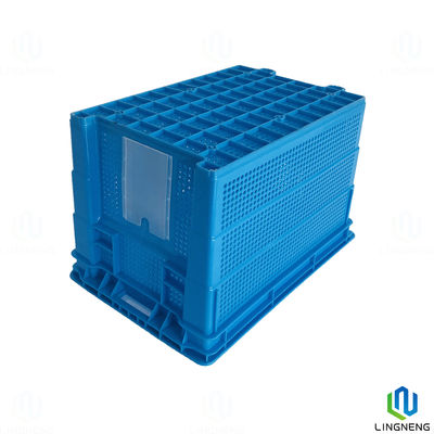 Versatile Vegetable Storage Crates Stackable Plastic Agricultural Crates For Storing Fresh Produce