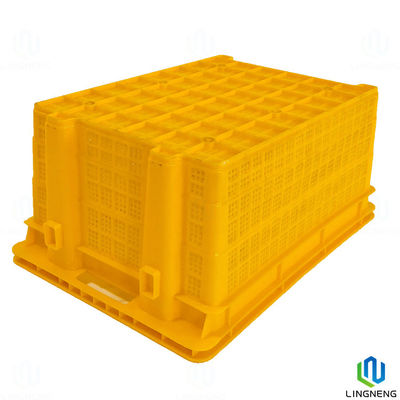 25KGS Stackable Plastic Fruit And Vegetable Crates With Label Card