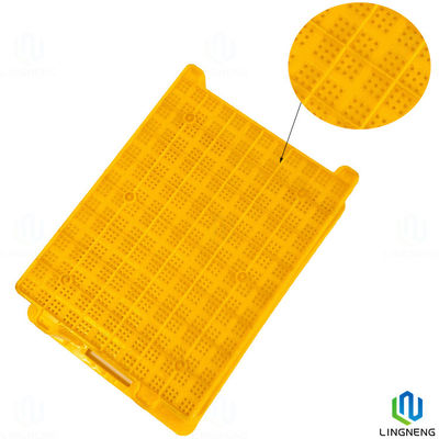 25KGS Stackable Plastic Fruit And Vegetable Crates With Label Card