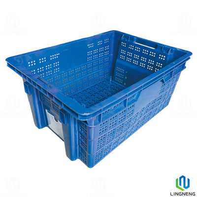 Food Grade Plastic Fruit And Vegetable Crates Stackable Nestable