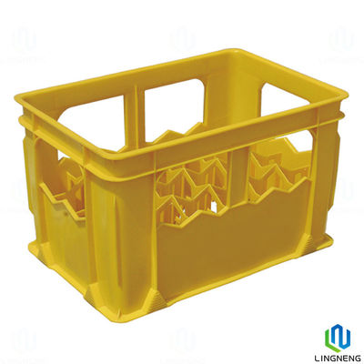 650ml 24 Bottle Beer Crate Box Sustainable Plastic Turnover Box