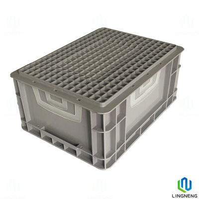 PP Anti Static Stackable Plastic Transport Boxes for Industrial / Workshop