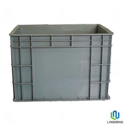 Custom Rectangular Plastic Stackable Storage Containers For Organizing Warehouse Storage
