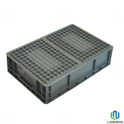 Removable Logistics Rectangular Plastic Transport Boxes With Lid