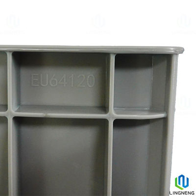Removable Logistics Rectangular Plastic Transport Boxes With Lid
