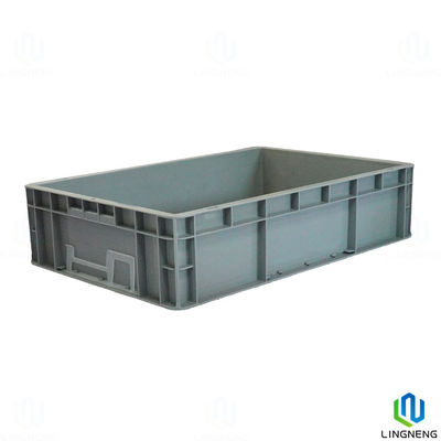 600*400*148mm Hard Colorful Stackable Euro Plastic Packaging Boxes For Automotive