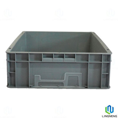 600*400*148mm Hard Colorful Stackable Euro Plastic Packaging Boxes For Automotive
